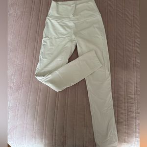 White Wunder Train lulu lemon leggings